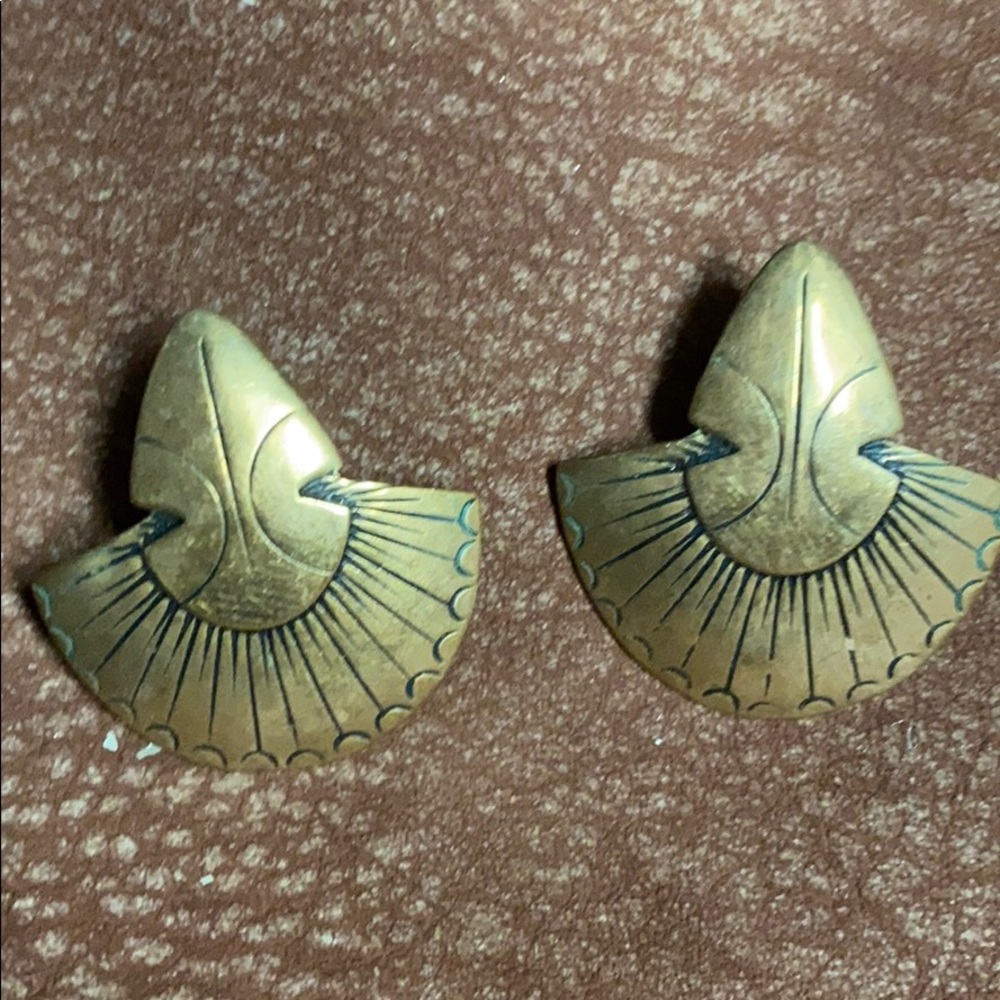 Brass Earrings